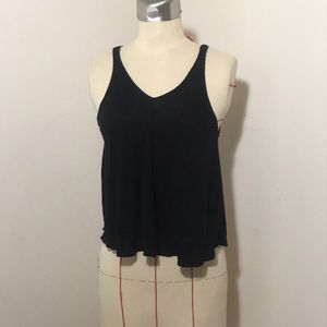 Intimately free people ribbed knit flowy tank top